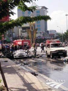 Tự tử trên taxi tại Cẩm Phả